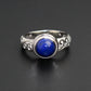 Vampire Diaries Lapis daylight ring on hand