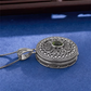 Vintage silver locket side