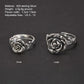 adjustable rose ring big and small