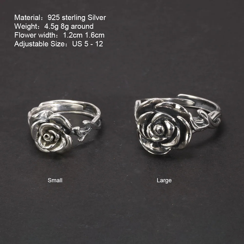 adjustable rose ring big and small