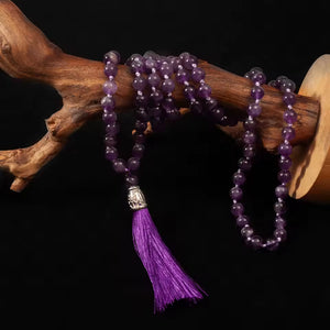 amethyst mala