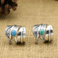boho turquoise silver ring