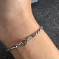 Braided Spiga Bracelet Silver