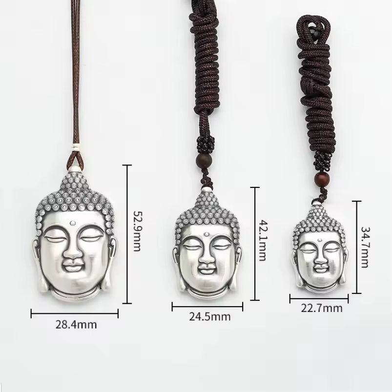 buddha head pendants - small medium large