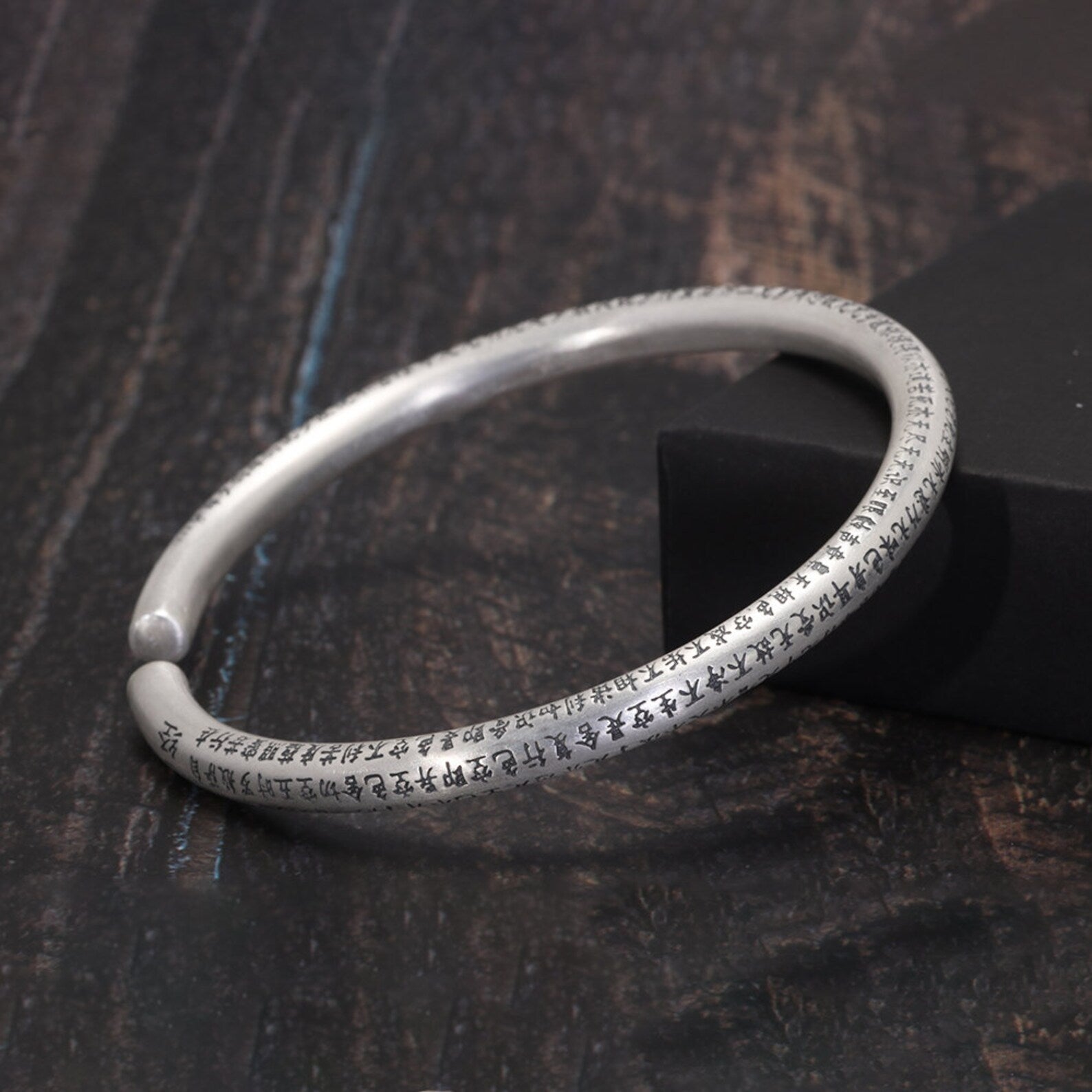 999 silver Buddhist bracelet