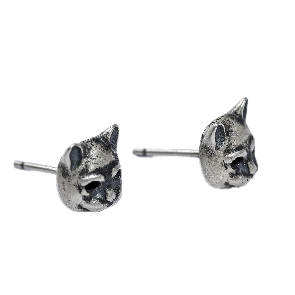 cat earrings side