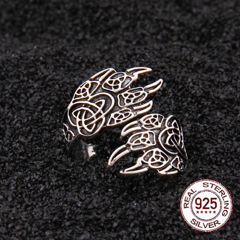 celtic knot silver ring
