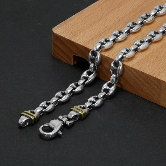 coffee bean chain necklace
