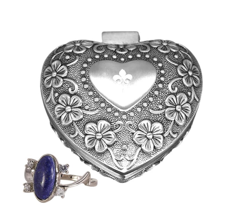 Elena Daylight Ring Vampire Diaries with heart box