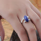 Elena Gilbert Daylight Ring Vampire Diaries real lapis silver 
