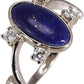 Elena Gilbert Lapis Ring Vampire Diaries lapis silver