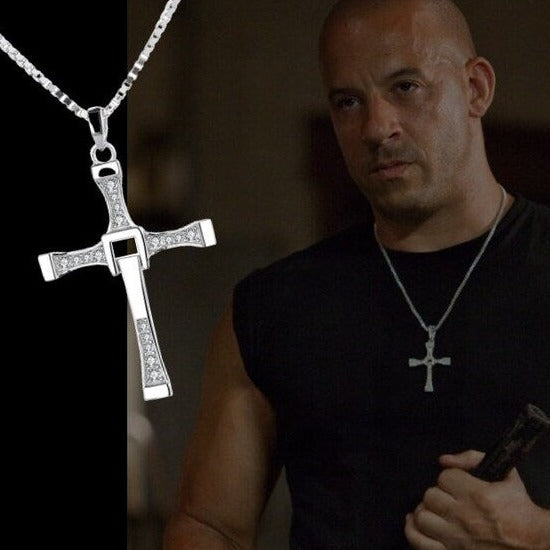 fast and furious dom toretto crucifix necklace