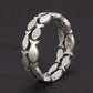 Unique symbolic fish ring in loop design