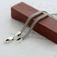 foxtail chain necklace sterling silver