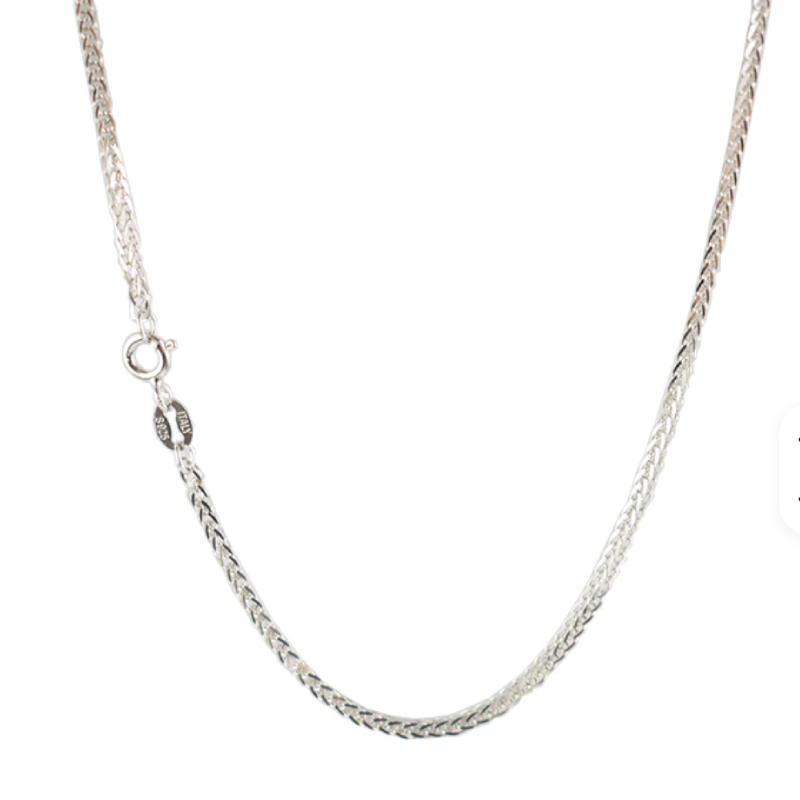 franco chain minimalist white background