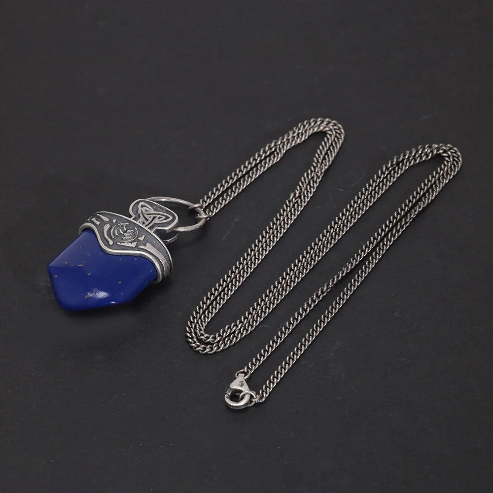 freya mikaelson magic pendant necklace front and side view