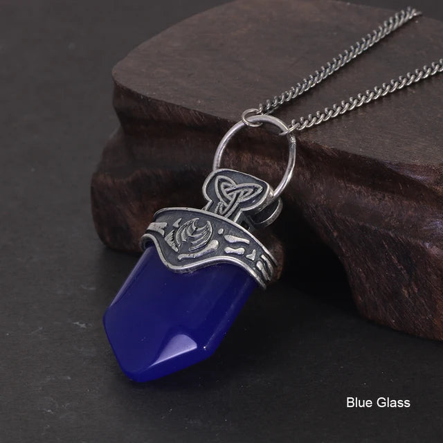 freya mikaelson pendant blue stone