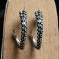 gothic octopus tentacle earrings front view
