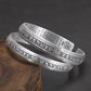 heart sutra mantra bracelet close up 2 sizes