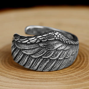 Eagle Ring ~ Angel Wing Ring ~ Sterling Silver