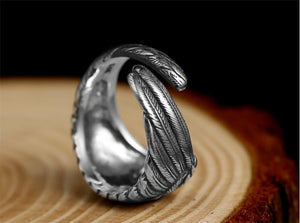 Eagle Ring ~ Angel Wing Ring ~ Sterling Silver