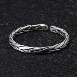 925 Solid Sterling Silver Bracelet Men women, bangle bracelets ~ weave mens cuff bracelet sterling silver bracelet men