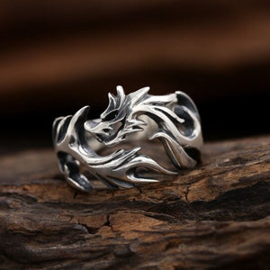 Dragon Ring ~ Sterling Silver main