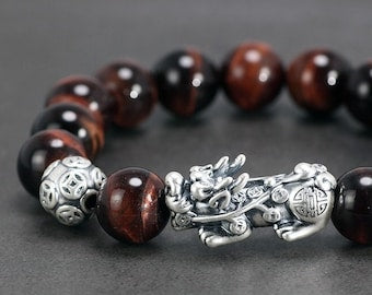 feng shui bracelet pixiu silver