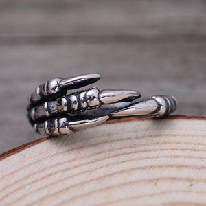 sterling silver claw ring