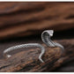 Sterling Silver Snake Bangle Bracelet right s