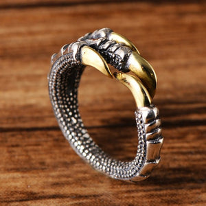 Sterling Silver Dragon Claw Ring 