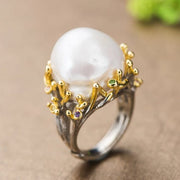 Baroque Pearl Ring for women main