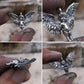 sterling silver Protection Guardian angel pendant 4 images