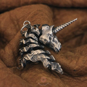 Sterling Silver Unicorn Pendant Necklace main