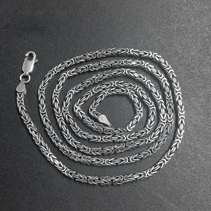 byzantine Chain necklace Sterling Silver  