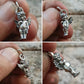 Sterling Silver Child Guardian Angel Pendant angles