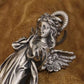 Little Girl Guardian Angel Pendant ~ Sterling Silver righty