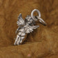 Sterling Silver Child Guardian Angel Pendant back