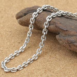 Sterling Silver Necklace Men ~ 925 Silver ANCHOR Chain Necklace 3mm
