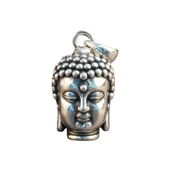 buddha pendant silver 