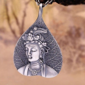 sterling silver buddha pendant
