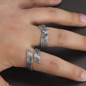 Wing Angel Ring ~ Sterling Silver model