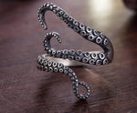 octopus ring sterling silver tentacle ring