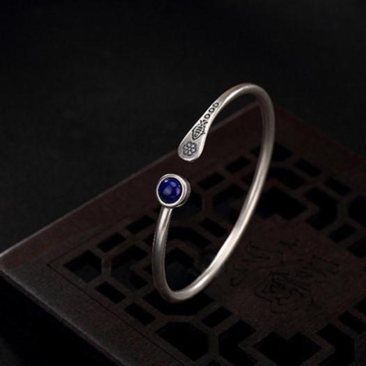 Lapis Lazuli Bracelet sterling silver