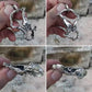 Skull Pendant Couples Skull Necklace Gothic Jewelry 925 Sterling Silver