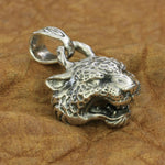 Sterling Silver Leopard Panther Pendant 