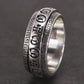 spinner buddhist ring sterling silver