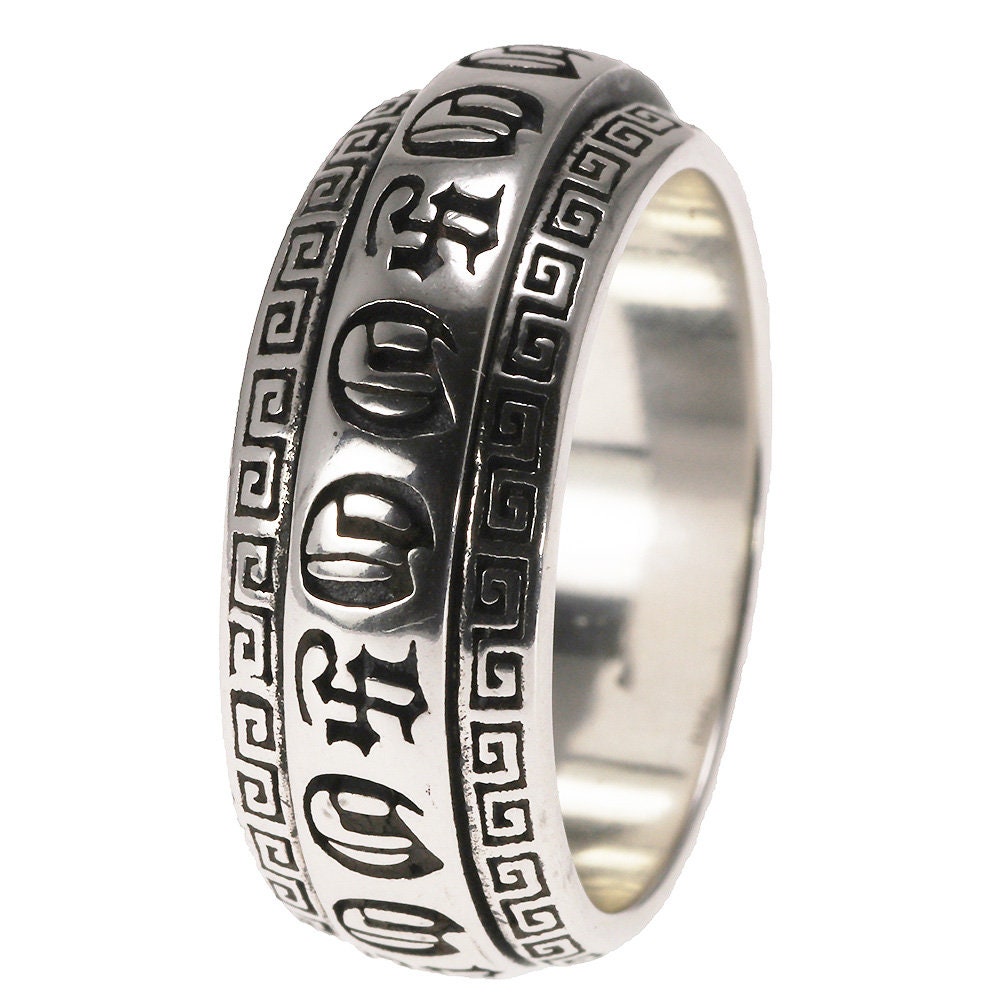 men spinner ring tibetan 