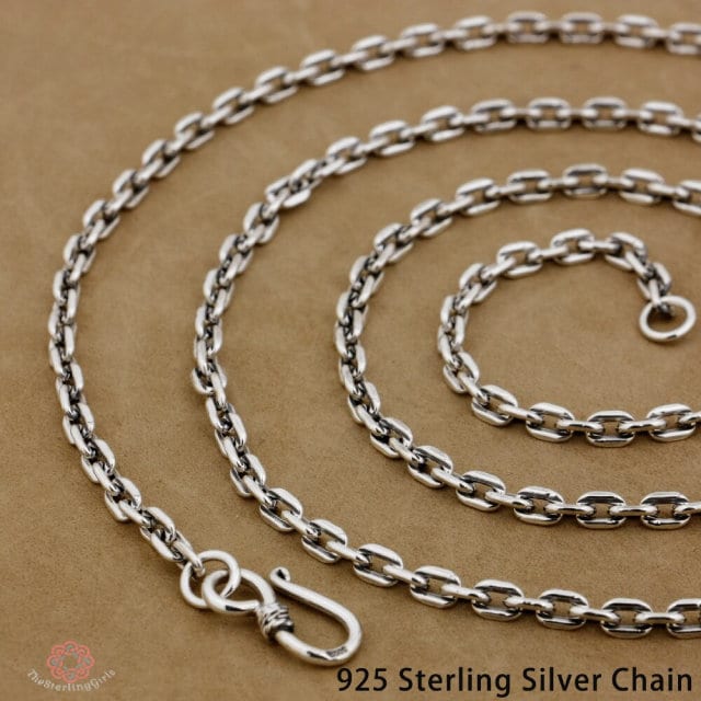 sterling silver chain necklace