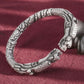 sterling silver dragon bracelet men front
